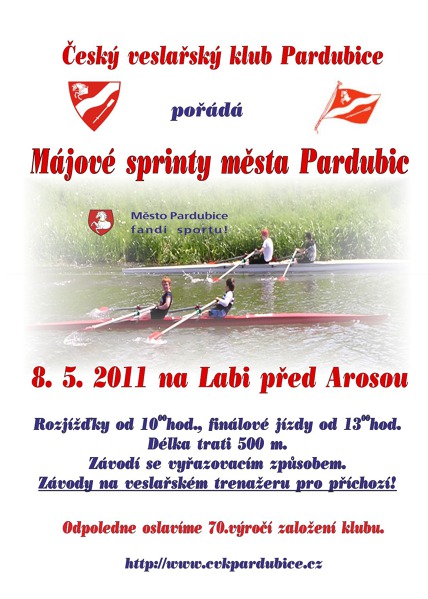 Májové sprinty města Pardubic