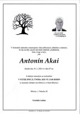 Zemřel Antonín Akai