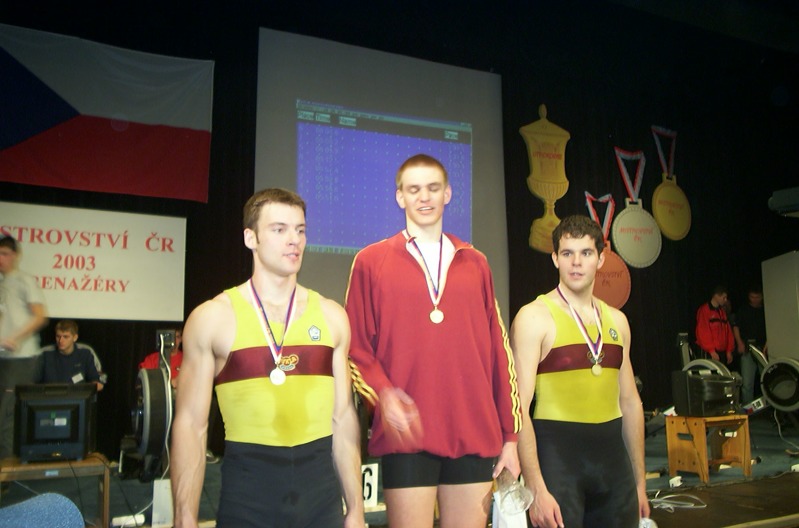 Mistrovství ČR 2003 na veslařském trenažéru, Otrokovice 8. 2. 2003