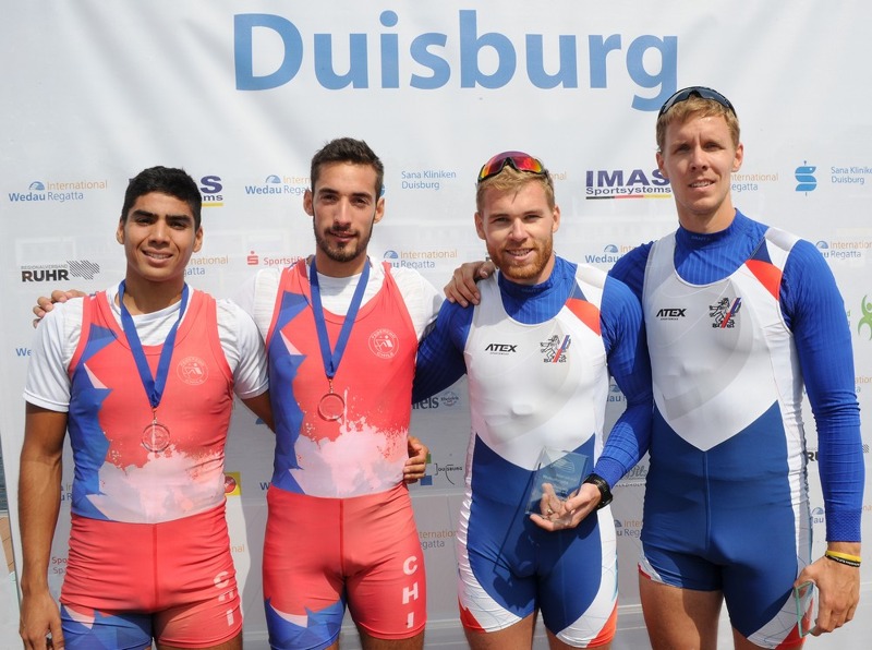 Vítězové mezinárodní regaty v Duisburgu 2019